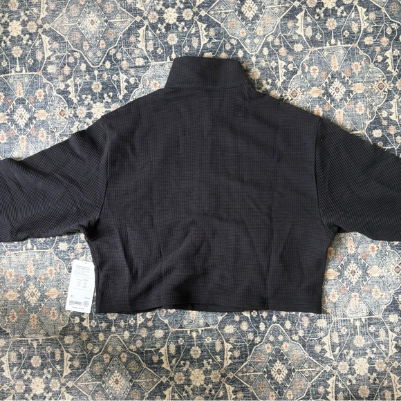 Athleta Tranquil Waffle 1/2 Zip Sweatshirt - Size Medium NEW! - Picture 9 of 9
